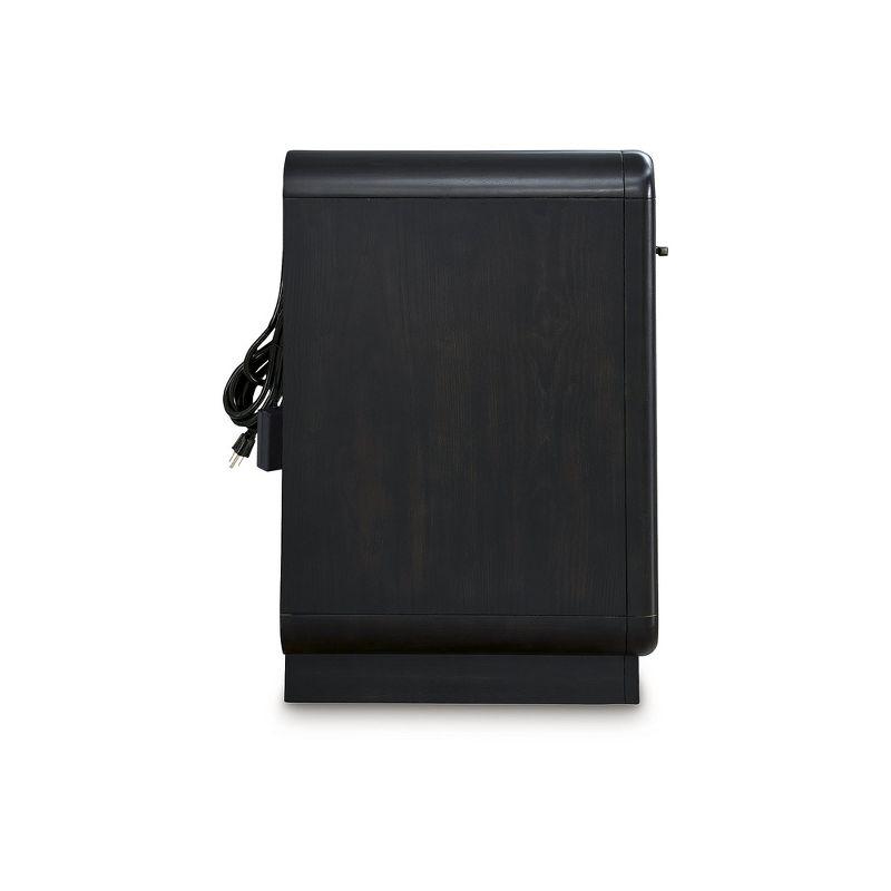 Signature Design by Ashley Rowanbeck Nightstand with LED Nightlight, Black