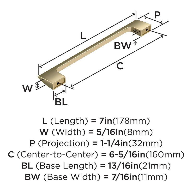 Riva 6 5/16" Center to Center Bar Pull