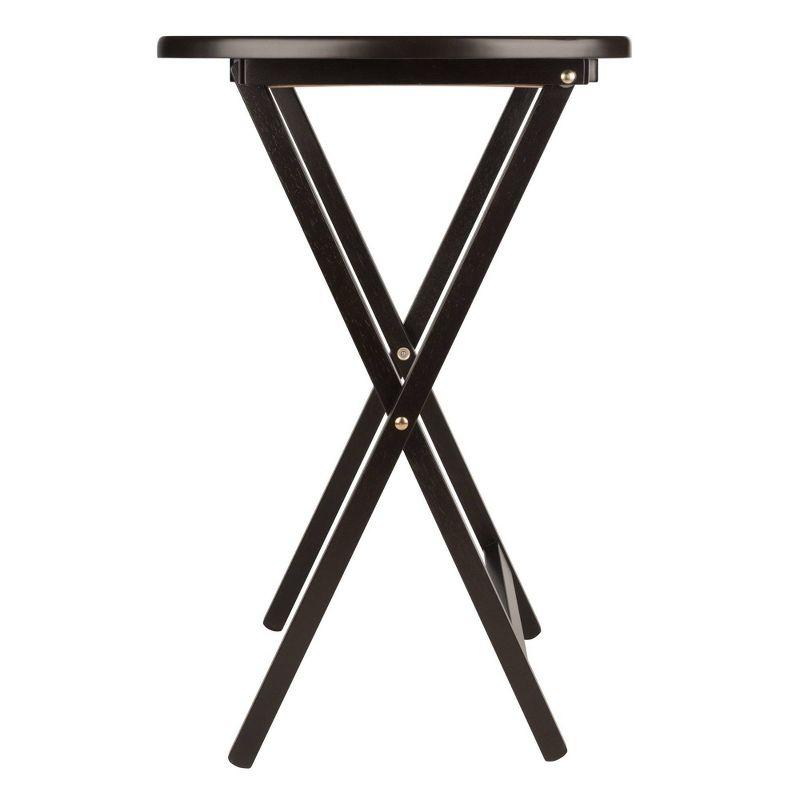 2pc Cade Oversize Oblong Snack Table Coffee - Winsome: No Assembly, Wood Frame, 25lb Capacity