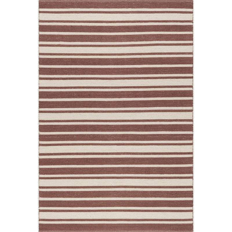 Frenshe Interiors x Rugs USA Frenshe Interiors x Rugs USA Bowery Striped Wool Area Rug