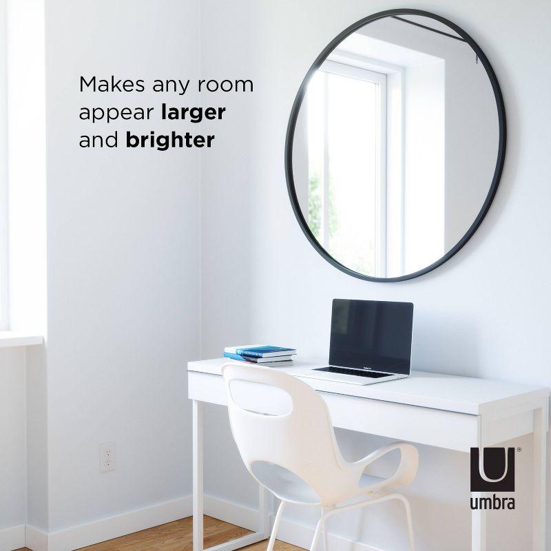 Hub Rubber Round Mirror