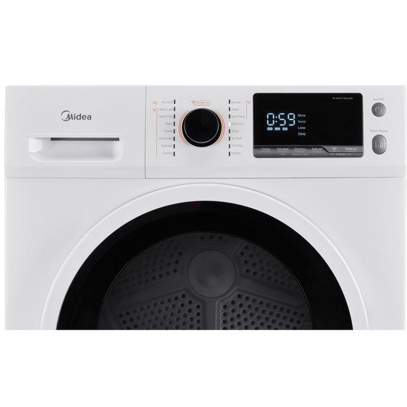 Midea 4.4 Cu. Ft. Stackable Ventless Electric Dryer with Sensor Dry (White) ENERGY STAR