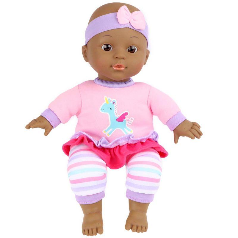 Dream Collection: Gigo 12" Baby Doll Care Gift Set with Stroller