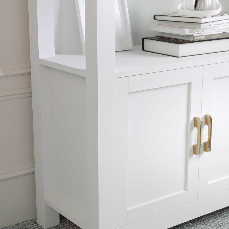Martha Stewart Teague Martha Stewart 68" Shaker Bookcase with Storage Cabinet