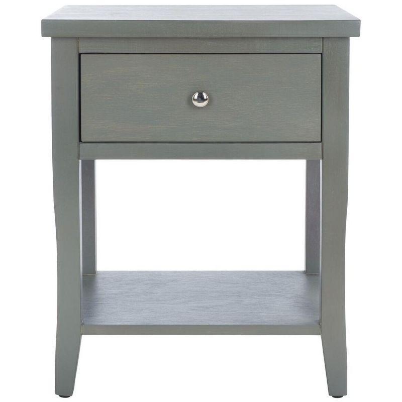 Coby Nightstand with Storage - Ash Grey - Safavieh.