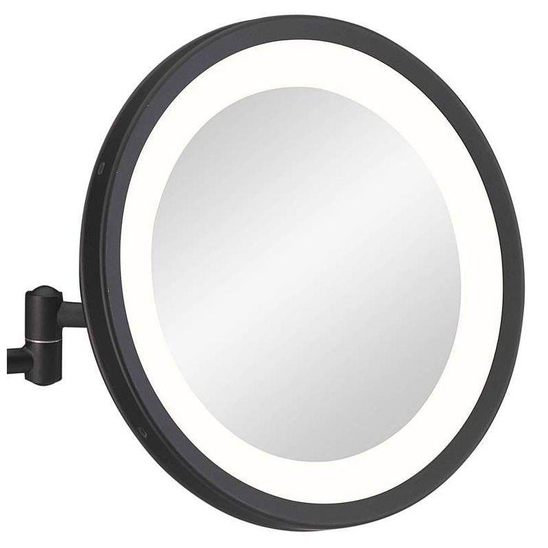 Kimball Young Metal Concave LED Wall Mirror