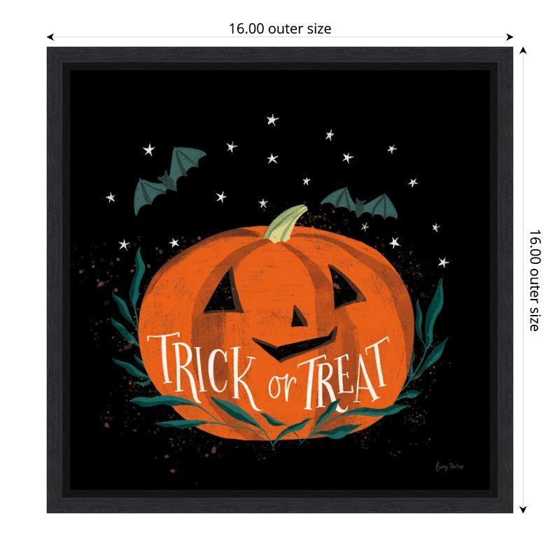 Amanti Art Cute Halloween II by Becky Thorns Canvas Wall Art Print Framed 16 x 16-in.