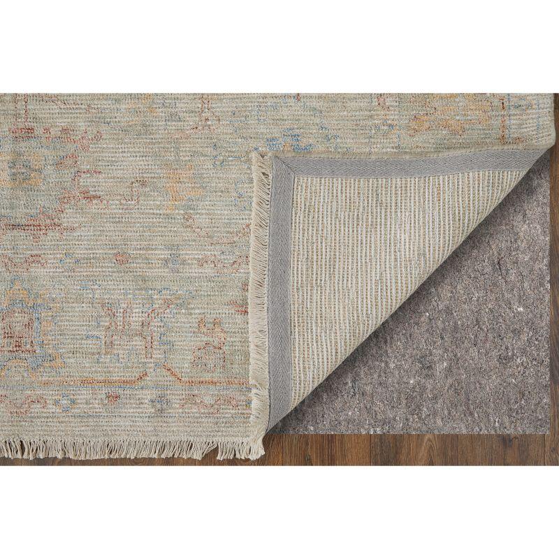 Caldwell Transitional Floral & Botanical Brown/Tan/Blue Area Rug