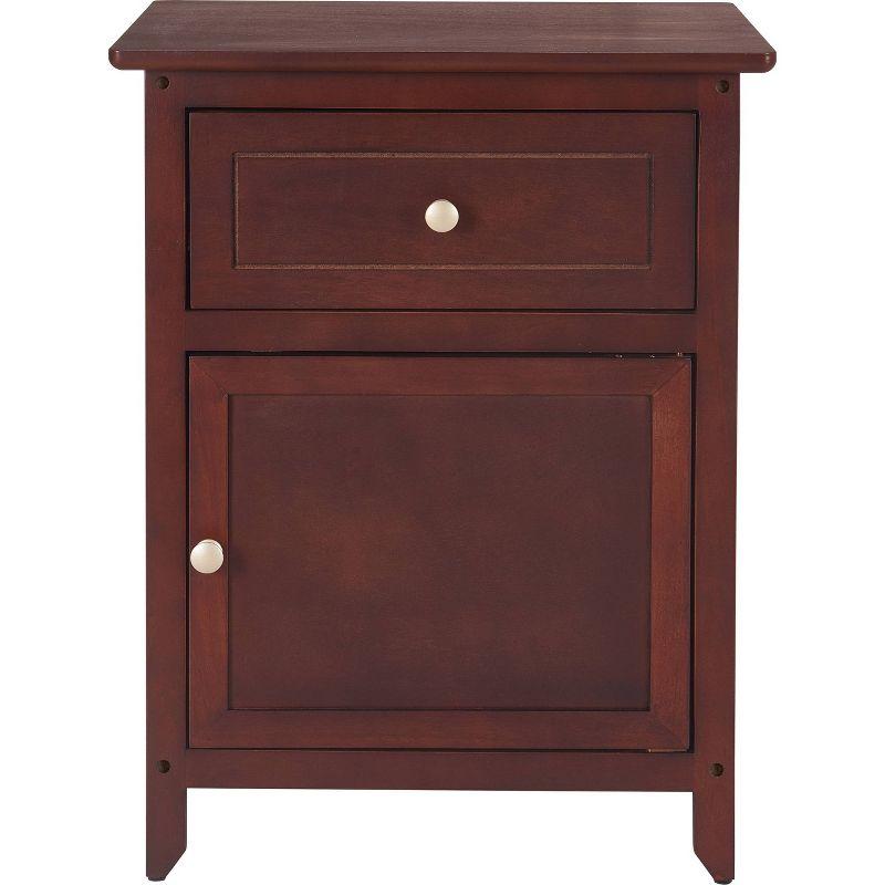 ClickDecor Alcott Side Table with Single Drawer and Storage Cabinet