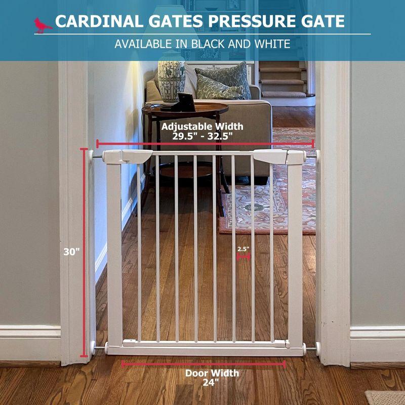 Cardinal Gates Pressure Mounted Baby & Pet Gate