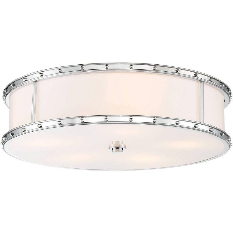 Minka Lavery With Etched Opal Led Flush Mount Light