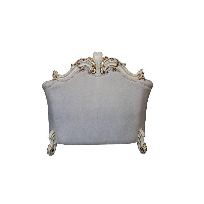 43" Vendome II Accent Chairs: Baroque Style, Tufted Back, Nailhead Trim - Acme Furniture