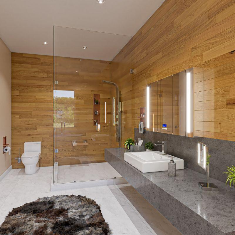 PVD Stainless Steel Recessed Toilet Paper Holder / Bathroom Niche