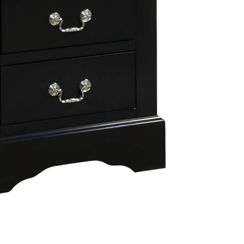 Acme Furniture Louis Philippe III Nightstand Black
