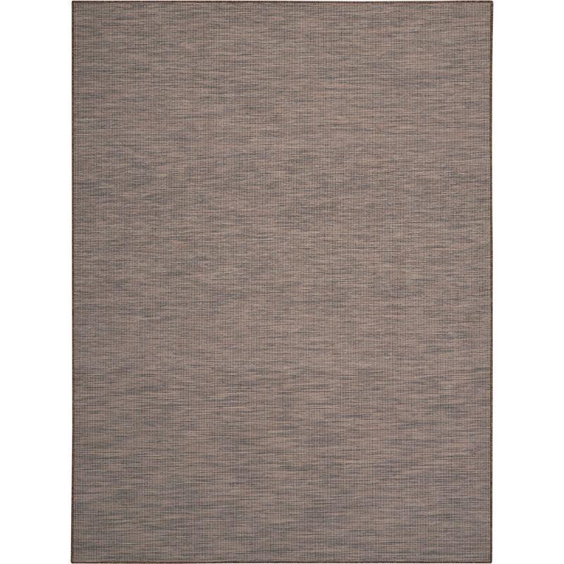 Easy-Care Natural Synthetic 8' x 10' Flatweave Indoor/Outdoor Rug