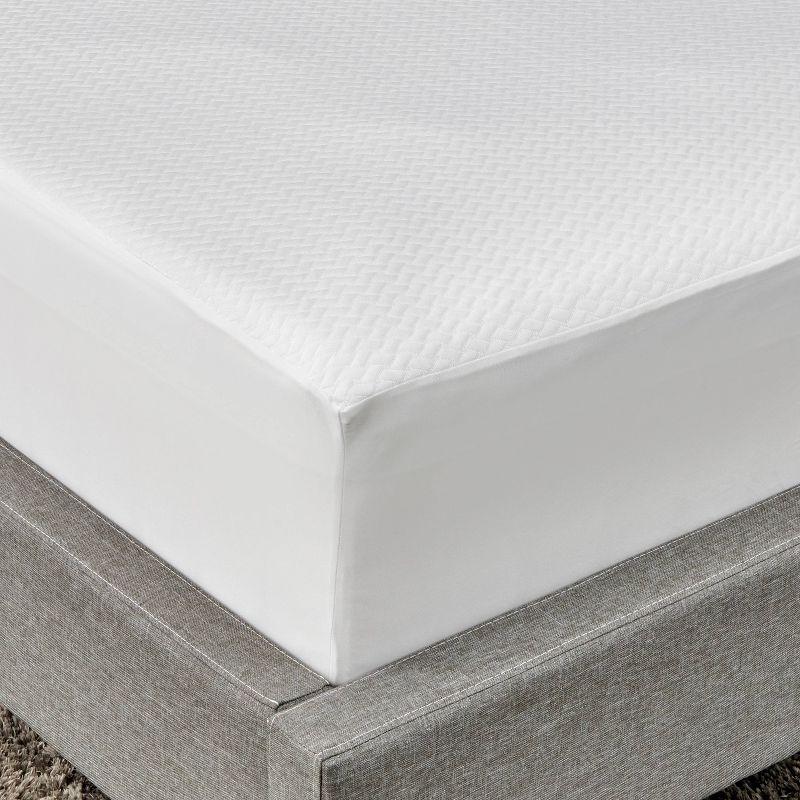 Allerease Full Perfect Protection Quilted Luxury Waterproof Machine Washable Fitted Mattress Protector: Polyester, OEKO-TEX Certified