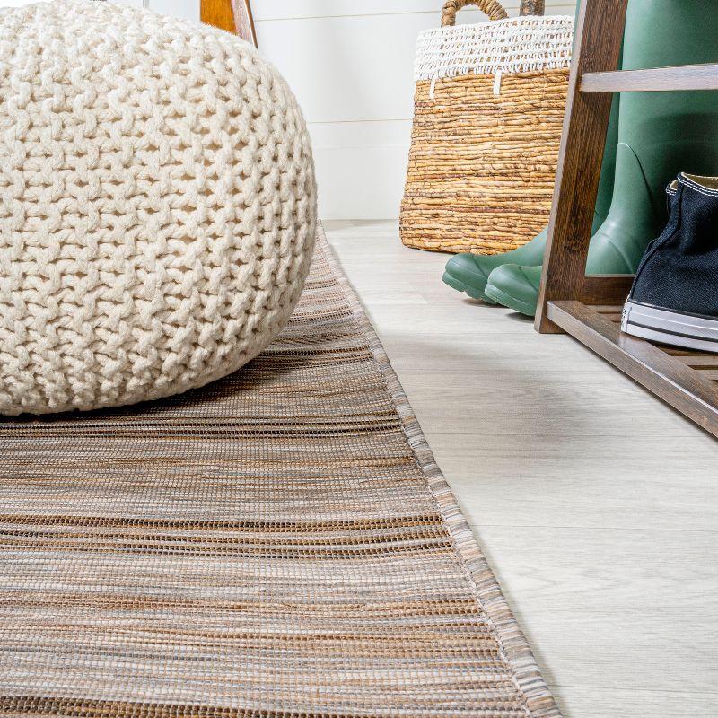 Bo Modern Farmhouse Wide Stripe Area Rug  - JONATHAN Y