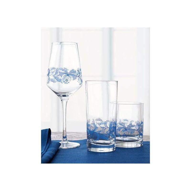 Spode Blue Italian Double Old Fashioned Glasses