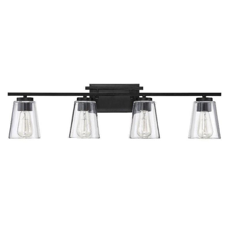 Savoy House Calhoun 4 - Light Vanity in  Black