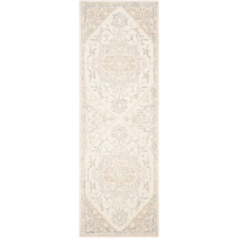 Micro-Loop MLP503 Hand Tufted Indoor Runner Rug - Ivory/Beige - 2'3"x9' - Safavieh