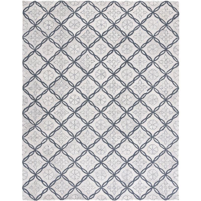 Marquee MRQ118 Hand Tufted Indoor Area Rug - Ivory/Grey - 8'x10' - Safavieh