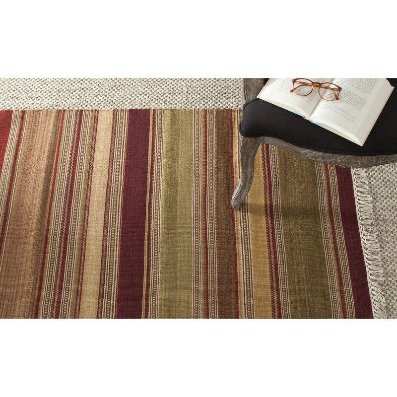 Striped Kilim STK313 Hand Woven Area Rug  - Safavieh