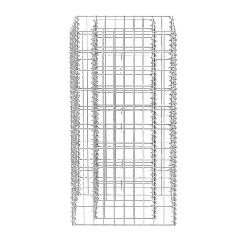 VidaXL Gabion Raised Bed Steel 19.7Inchx19.7Inchx39.4Inch