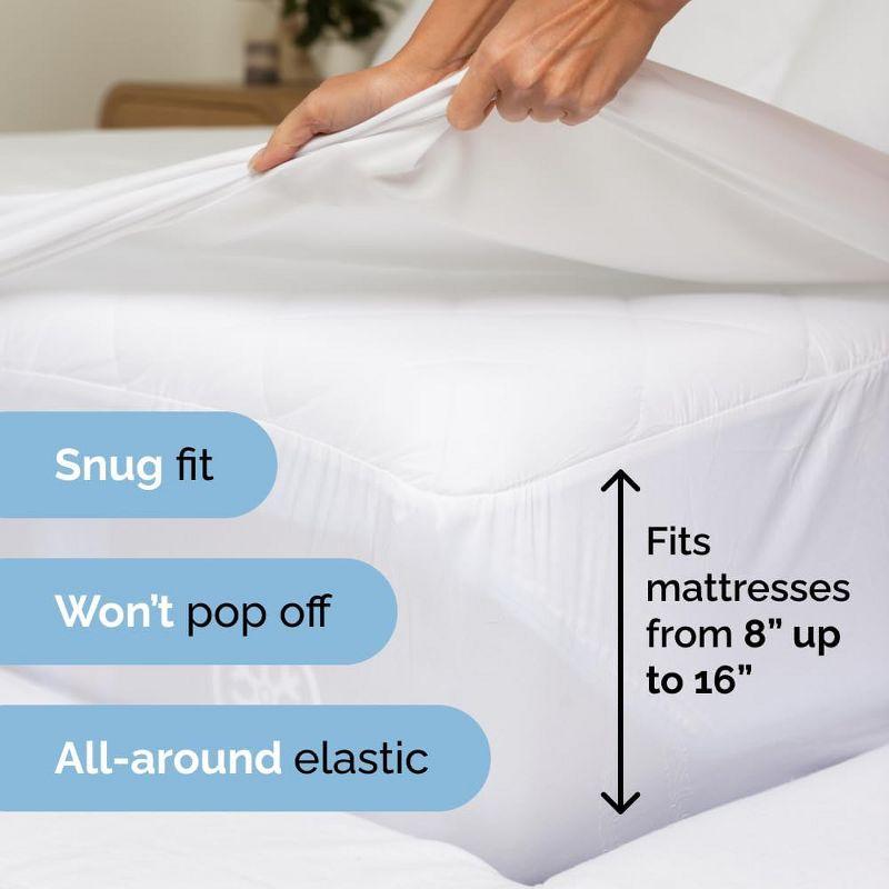 CGK Linens 4 Piece Microfiber Sheet Set in White, Size Twin