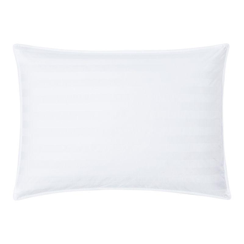 White Hypoallergenic Polyester King Pillow for Stomach Sleepers