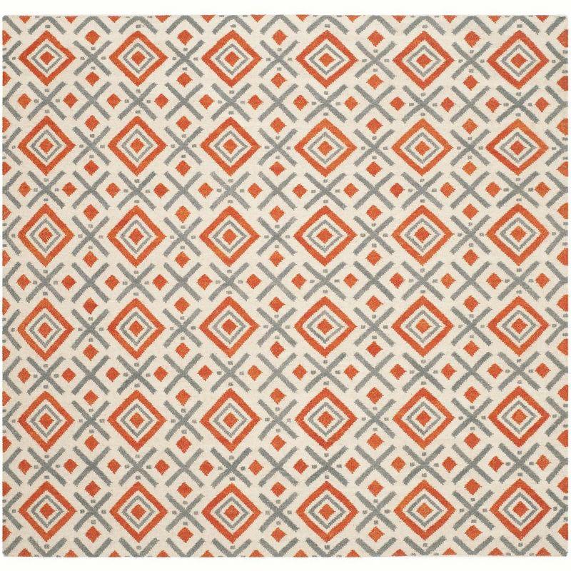 Dhurries DHU116 Hand Woven Area Rug  - Safavieh