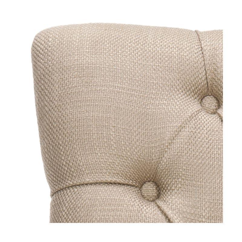 Amanda 19''H Tufted Chair with Nickel Nail Heads - Antique Gold - Safavieh.