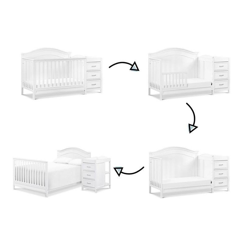 daVinci Charlie 4-in-1 Convertible Crib and Changer with Storage