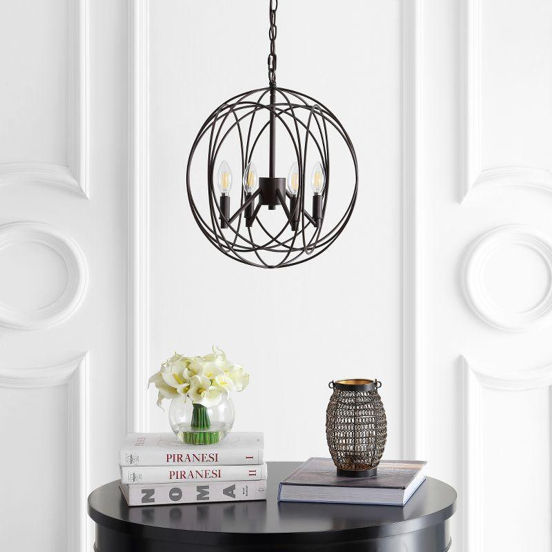 Cason 4 Light 15.75" Pendant - PND4055 - Brass - Safavieh