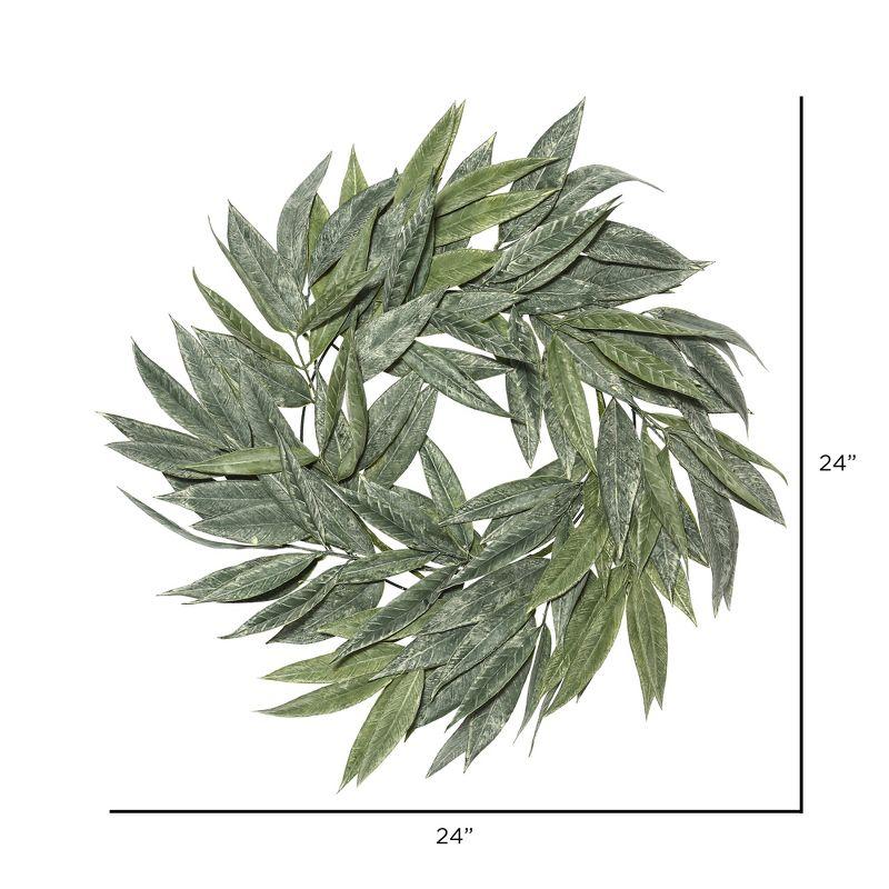 Primrue Muddy 24" Plastic Wreath & Reviews | Wayfair