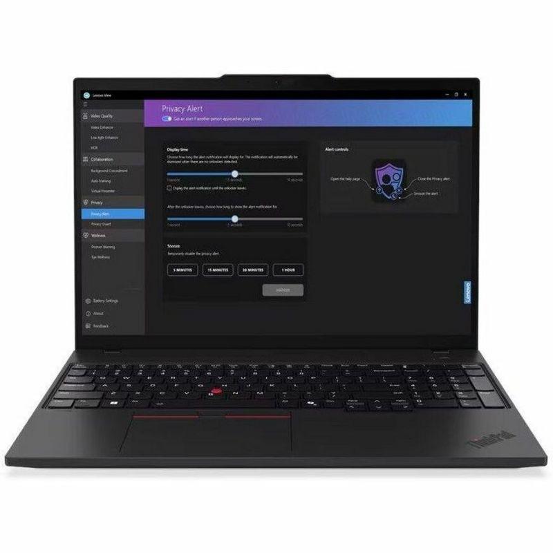 Lenovo ThinkPad T16 Gen 3 21MN005GUS 16" Touchscreen Laptop Computer - WUXGA - Intel Core Ultra 7 155U - 16 GB - 1 TB SSD - English Keyboard - Black