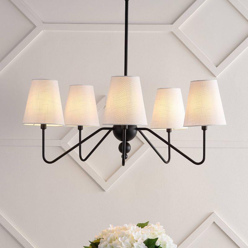 Jaya 5 Light Metal Dimmable Chandelier