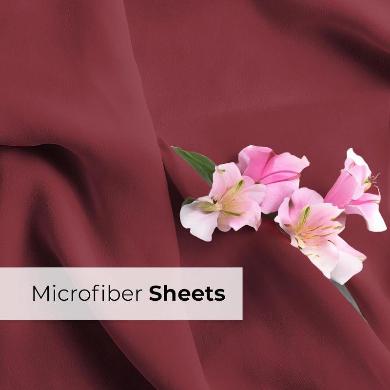 6 Piece Extra Deep Pocket Microfiber Sheet Set - CGK Linens