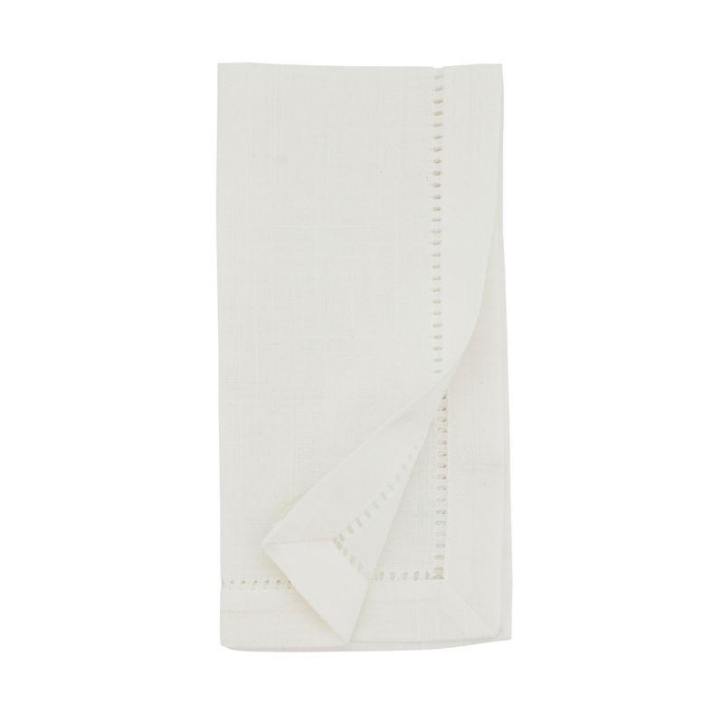 Saro Lifestyle Napkin With Hemstitch Border Design (Set of 12)