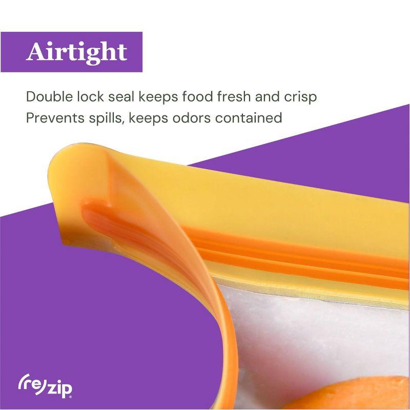 (re)zip Reusable Leakproof Food Storage Sandwich Lunch Bag Family Pack - 10pk