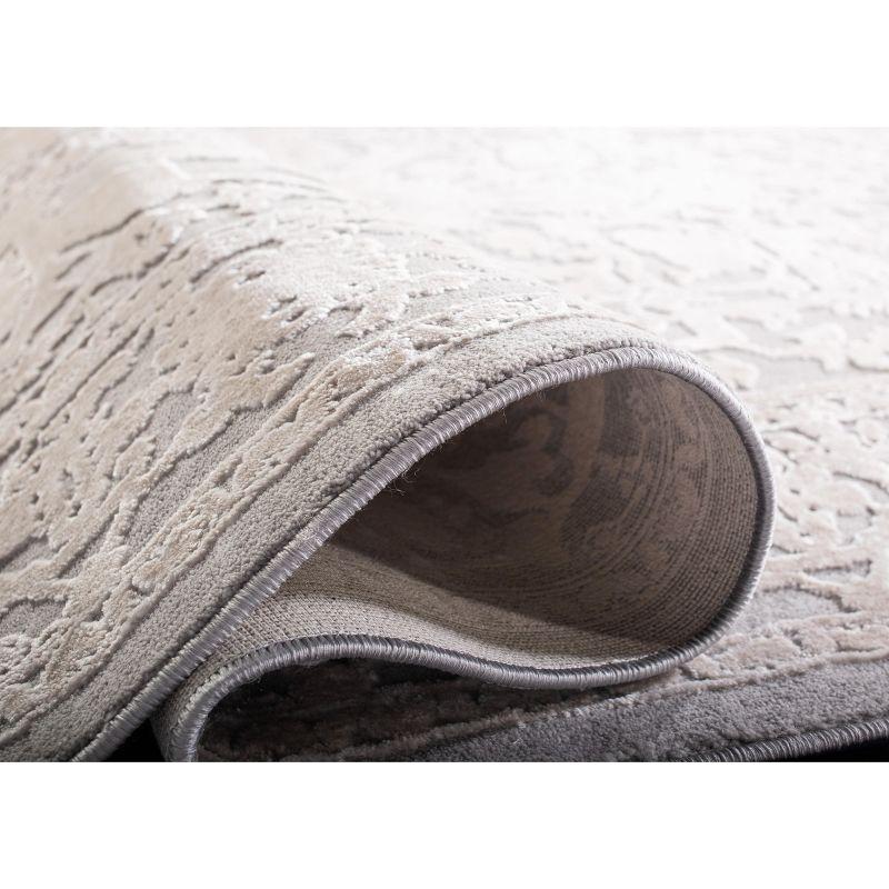 Reflection RFT665 Power Loomed Area Rug - Light Grey/Cream - 8'x10' - Safavieh.