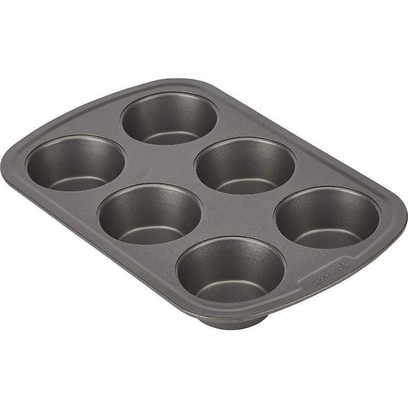 Jumbo Non-Stick 6-Cup Steel Muffin Pan