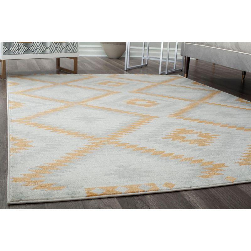 Bodrum Tribal Golden Touch Area Rug