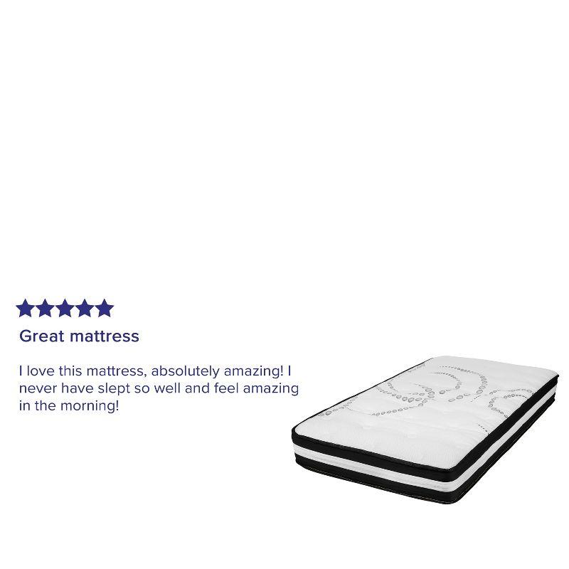 Emma and Oliver 10 Inch Pocket Spring Mattress - Premium Mattress