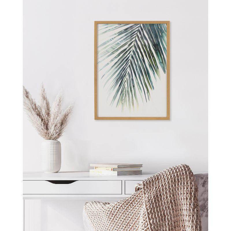 Kate & Laurel All Things Decor 12"x16" Gallery Tropical Modern Botanical Palm Print by The Creative Bunch Studio Gold