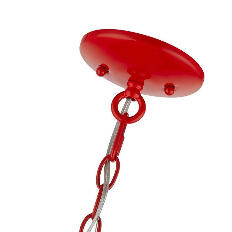 Livex Lighting Katarina 5 - Light Chandelier in  Shiny Red