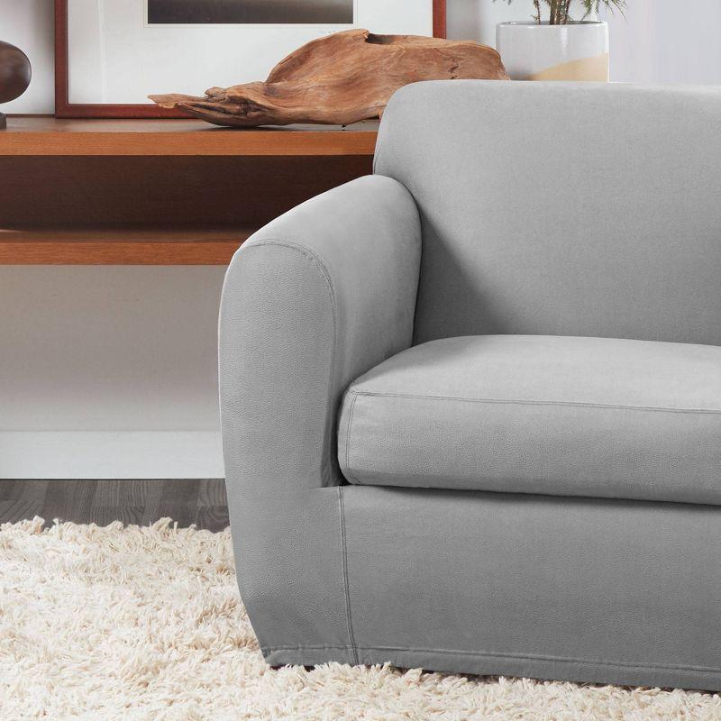 Sure Fit Box Cushion Armchair Slipcover