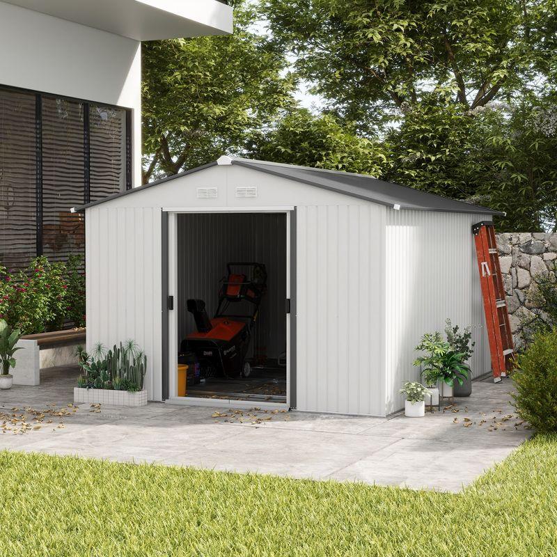 11 ft. W x 13 ft. D Stainless Steel Tool Shed