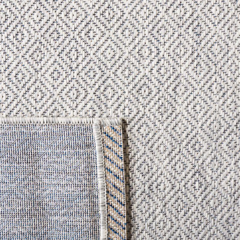 Courtyard CY8520 Power Loomed Indoor and Outdoor Area Rug - Grey/Grey - 6'7"x6'7" - Safavieh
