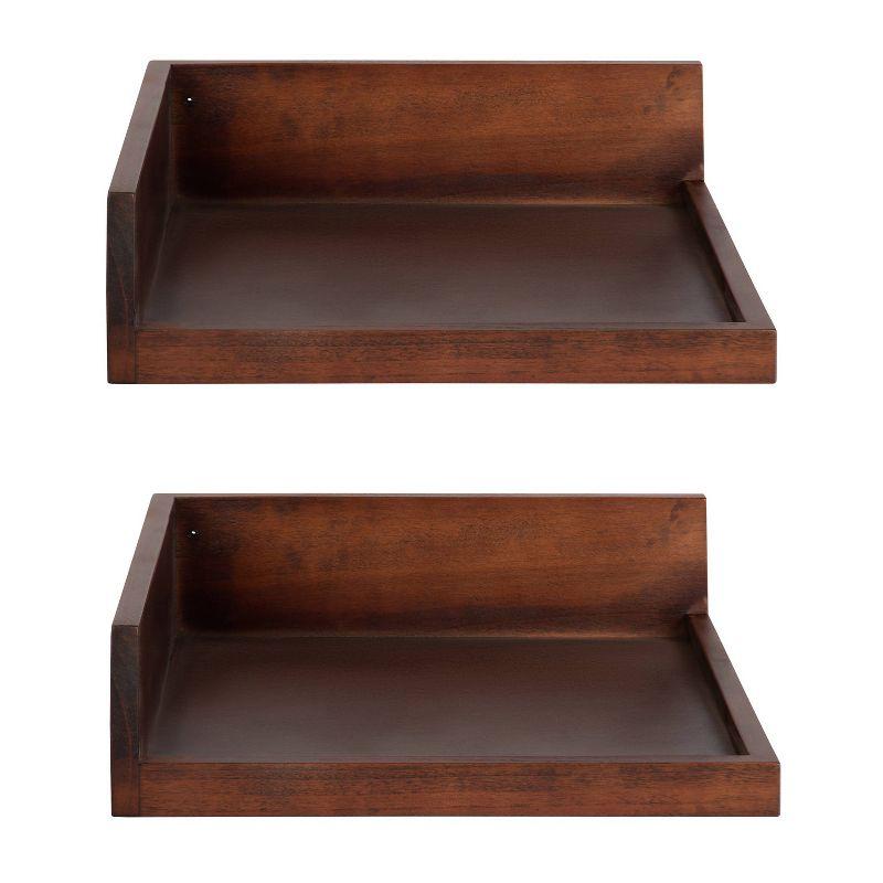 Kinta 2 Piece Square Accent Shelf