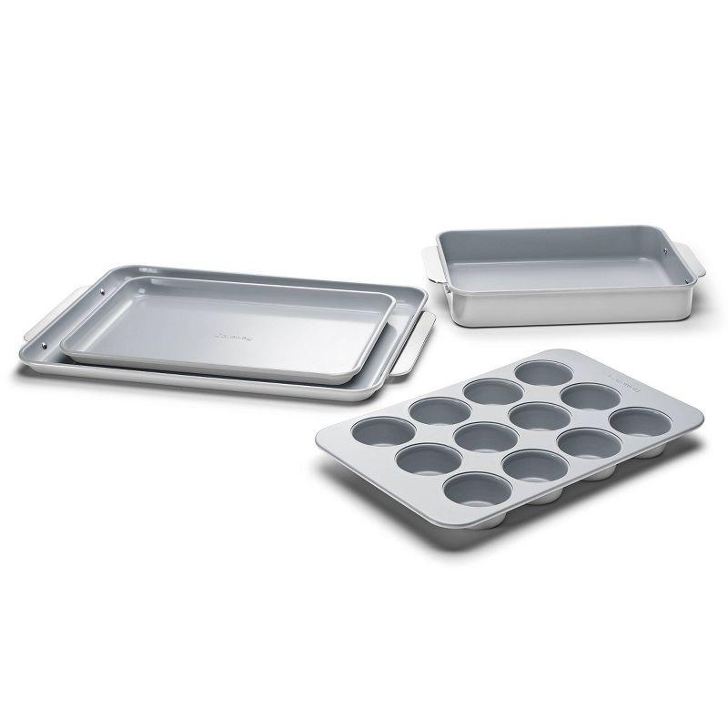 Caraway 5-Piece Non-Stick Silver Steel Bakeware Set